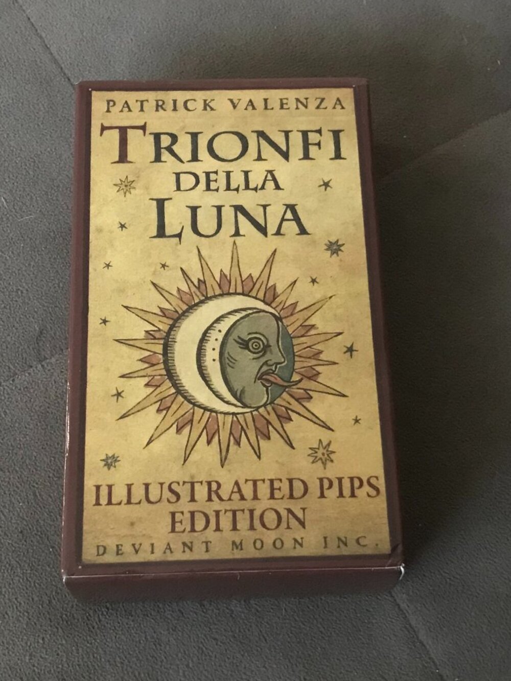Trionfi Della Luna Tarot Illustrated Pips Edition Marseilles Style